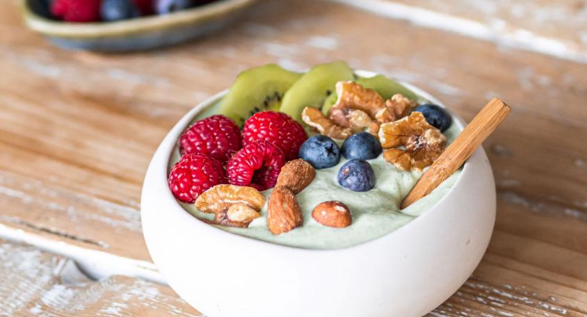 Eiwitrijke smoothie bowl